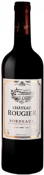 Вино Chateau Rougier Rouge Bordeaux 0.75 л