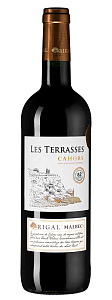 Красное Сухое Вино Rigal Cahors Les Terrasses Malbec 2019 г. 0.75 л