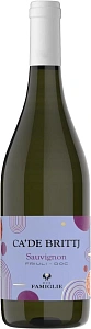 Белое Сухое Вино Ca'de Brittj Sauvignon 0.75 л