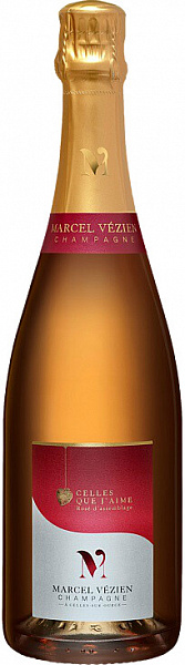 Шампанское Marcel Vezien Celles que J'Aime Rose d'Assemblage Champagne 0.75 л