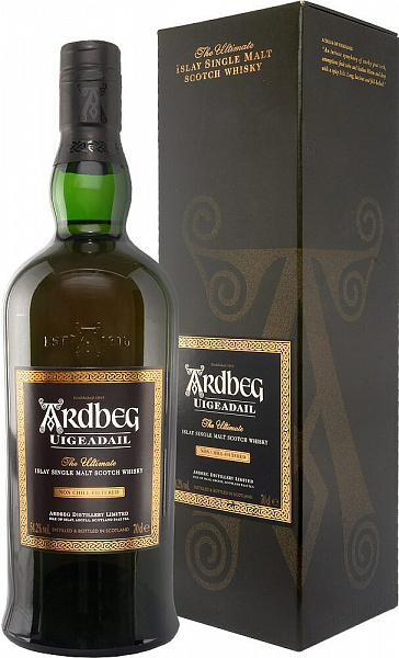 Виски Ardbeg Uigeadail Single Malt 0.7 л Gift Box