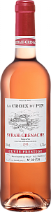 Розовое Сухое Вино La Croix du Pin Syrah-Grenache Pays d'Oc IGP 2019 г. 0.75 л