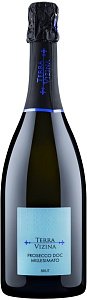 Белое Брют Игристое вино Terra Vizina Prosecco Brut Millesimato 0.75 л
