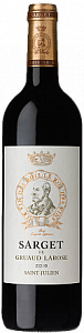 Красное Сухое Вино Sarget du Gruaud-Larose 2018 г. 0.75 л