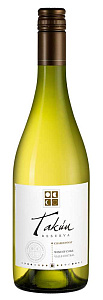 Белое Сухое Вино Takun Chardonnay Reserva 2021 г. 0.75 л
