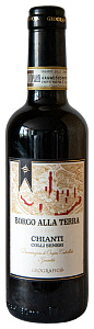 Красное Сухое Вино Geografico Borgo alla Terra Chianti Colli Senesi DOCG 0.375 л