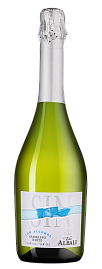 Игристое вино безалкогольное Vina Albali White 2020 г. 0.75 л Blue Design