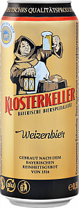 Пиво Klosterkeller Weizenbier Can 0.5 л