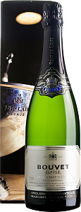 Белое Брют Игристое вино Bouvet Saphir Saumur Brut Vintage 0.75 л Gift Box