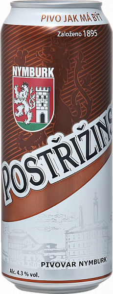 Пиво Postrizinske Tmavy Lezak Can 0.5 л