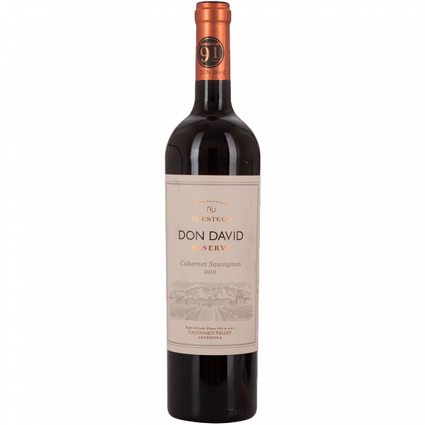 Вино Don David Cabernet-Sauvignon 2019 г. 0.75 л