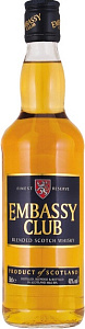 Виски Embassy Club 3 Years Old 0.5 л