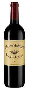 Красное Сухое Вино Clos du Marquis 2007 г. 0.75 л