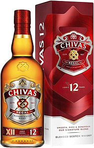 Виски Chivas Regal 12 Years Old 1 л Gift Box