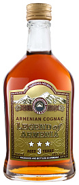 Коньяк Легенда Армении 3 Года 0.25 л