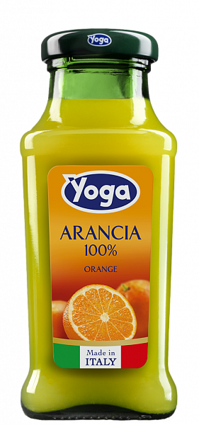 Сок апельсиновый Yoga Glass 0.2 л 24 шт.
