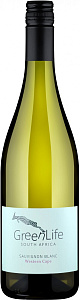 Белое Сухое Вино GreenLife Sauvignon Blanc Western Cape WO 0.75 л