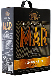 Красное Сухое Вино Finca del Mar Tempranillo Crianza Valencia DO 2018 г. 0.75 л