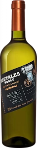Белое Сухое Вино Postales Roble Chardonnay Patagonia IG Bodega del Fin Del Mundo 0.75 л