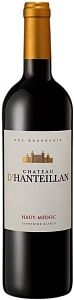 Красное Сухое Вино Chateau d'Hanteillan Haut-Medoc AOC Cru Bourgeois 2019 г. 0.75 л