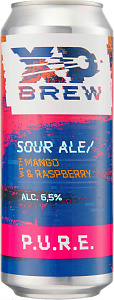 Пиво XP P.U.R.E. Mango & Raspberry Can 0.5 л