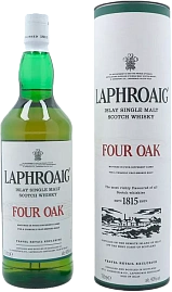 Виски Laphroaig Four Oak Islay Single Malt Scotch Whisky 1 л в подарочной упаковке