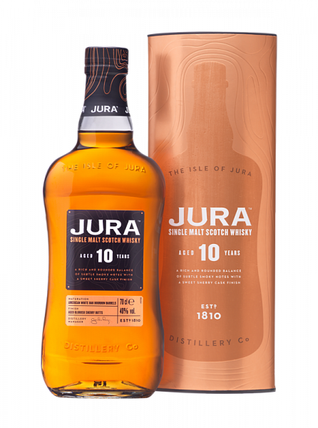 Виски Jura 10 Years Old 0.7 л Gift Box