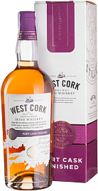 Виски West Cork Small Batch Port Cask 0.7 л Gift Box