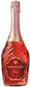 Розовое Полусладкое Игристое вино Mondoro Rose 0.75 л