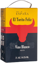 Вино El Torito Feliz Blanco Seco 2 л