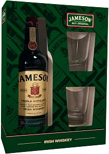 Виски Jameson 2 Glasses 0.7 л в подарочной упаковке