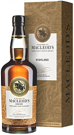 Виски Macleod's Highland Single Malt 0.7 л Gift Box