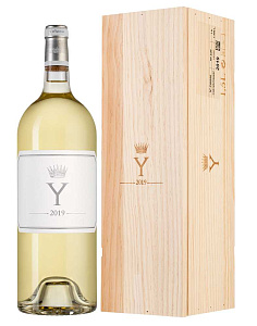 Белое Полусухое Вино Y d'Yquem 2020 г. 1.5 л Gift Box