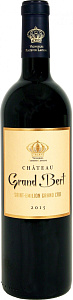 Красное Сухое Вино Chateau Grand Bert Saint-Emilion Grand Cru 2015 г. 0.75 л