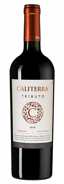 Вино Carmenere Tributo 2018 г. 0.75 л