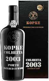 Портвейн Kopke Colheita Porto 2003 г. 0.75 л Gift Box