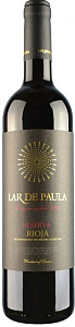 Красное Сухое Вино Lar de Paula Tempranillo Reserva Rioja 2012 г. 0.75 л
