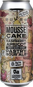 Пиво Mousse Cake Raspberry Apricot Can 0.5 л