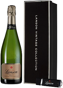 Белое Экстра брют Шампанское Lanson Vintage Collection Brut Champagne 1996 г. 1.5 л Gift Box