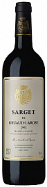 Вино Sarget du Gruaud-Larose 2002 г. 0.75 л