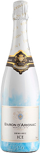 Белое Полусладкое Игристое вино Baron d'Arignac Ice 0.75 л
