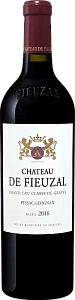 Красное Сухое Вино Chateau de Fieuzal Pessac-Leognan Rouge 2016 г. 0.75 л