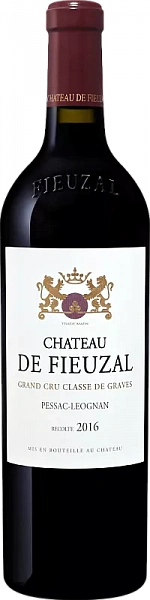 Вино Chateau de Fieuzal Pessac-Leognan Rouge 2016 г. 0.75 л