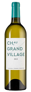 Белое Сухое Вино Chateau Grand Village Blanc 2019 г. 0.75 л