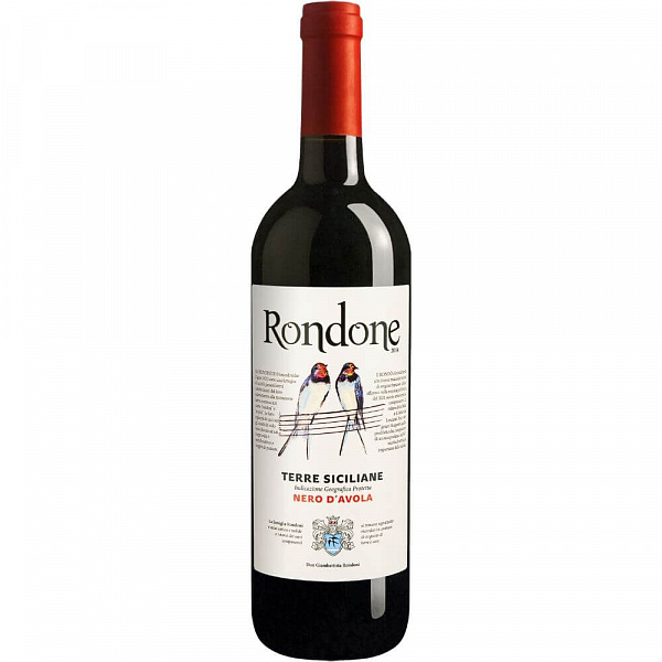 Вино Settesoli Rondone Nero d'Avola Sicilia 2020 г. 0.75 л