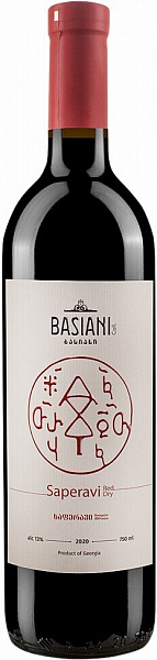 Вино Basiani Saperavi 0.75 л