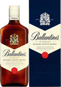 Виски Ballantine's Finest 0.75 л в подарочной упаковке