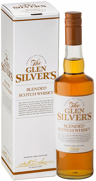 Виски Glen Silver's Blended Scotch 0.7 л Gift Box