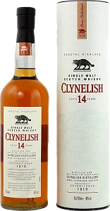 Виски Clynelish Highland 14 Years OldSingle Malt Scotch Whisky 0.75 л в подарочной упаковке