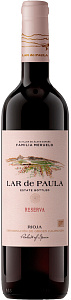 Красное Сухое Вино Lar de Paula Tempranillo Reserva Rioja 2014 г. 0.75 л